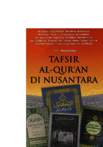 Vernakularisasi Al Qur'an Ala Pesantren (Kajian Tafsir Al- Iklil FI Ma ...